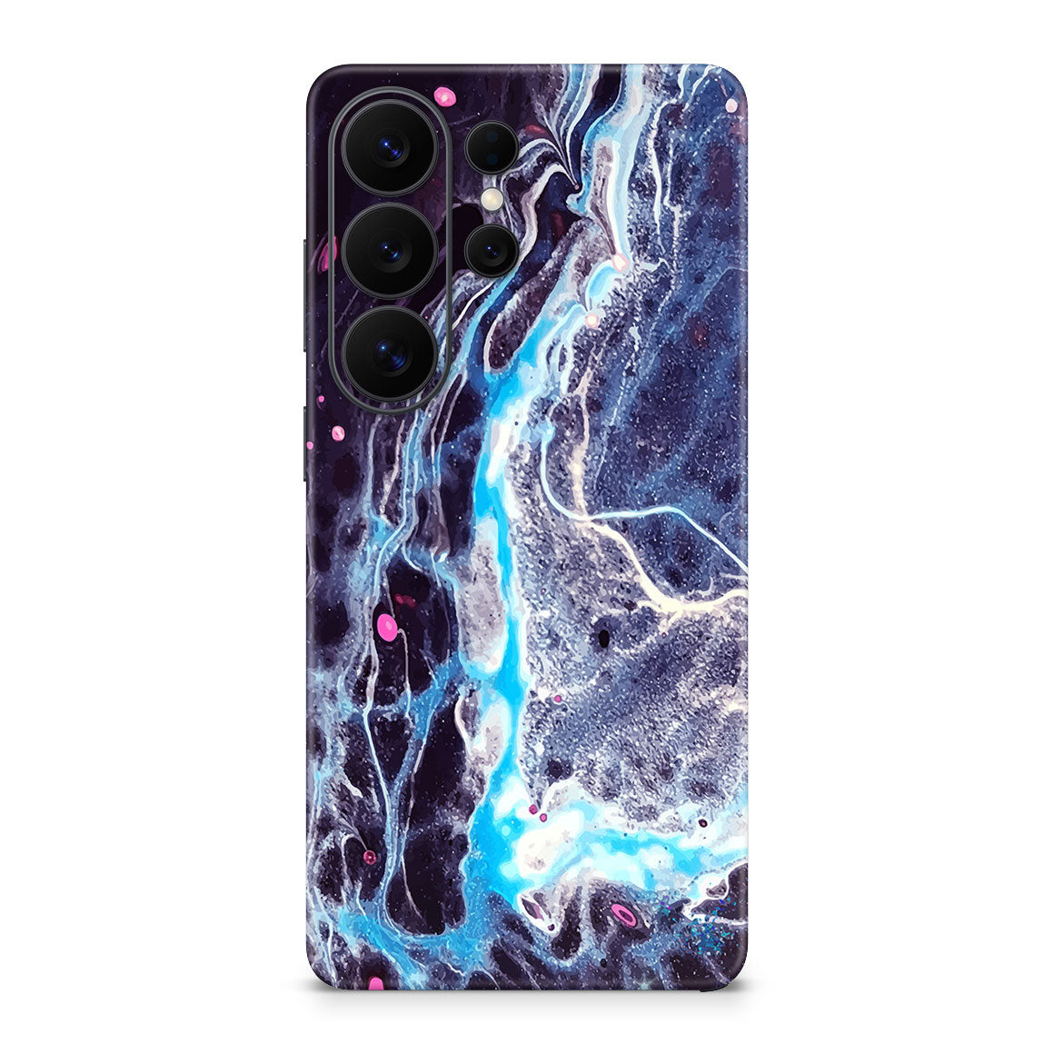 Galaxy S26 Ultra Oil Paint Series Dark Waves Skin