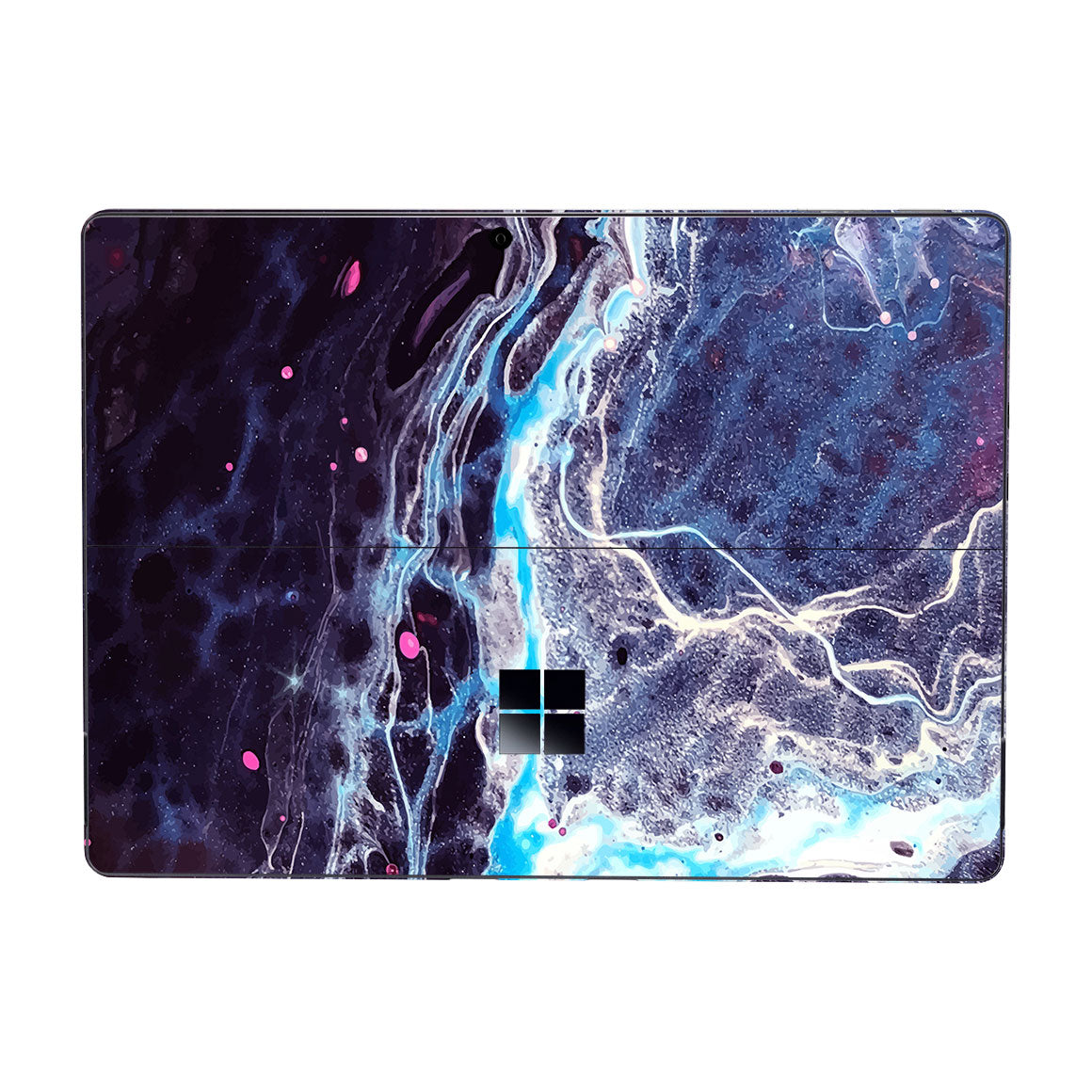 Surface Pro 11 Oil Paint Series Dark Waves Skin