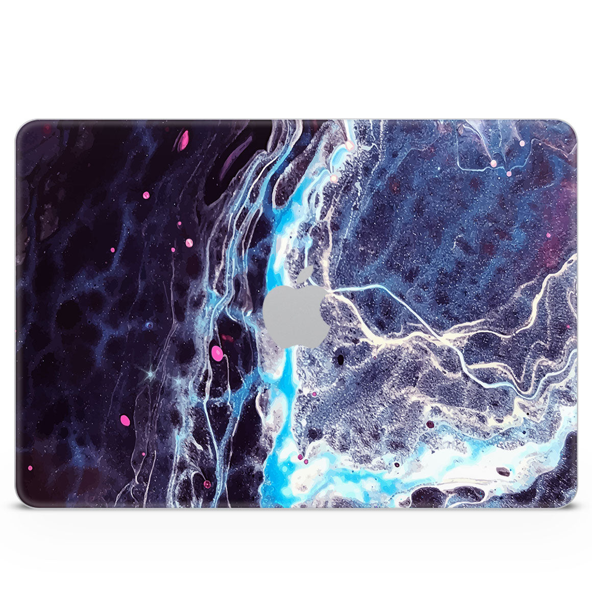 MacBook Neo Oil Paint Series Dark Waves Skin