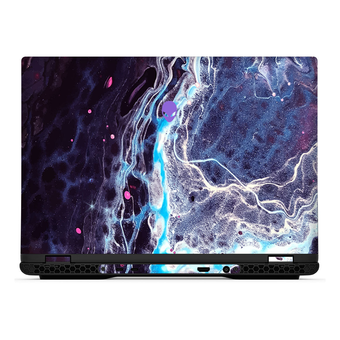 Alienware m16 R2 Oil Paint Series Dark Waves Skin