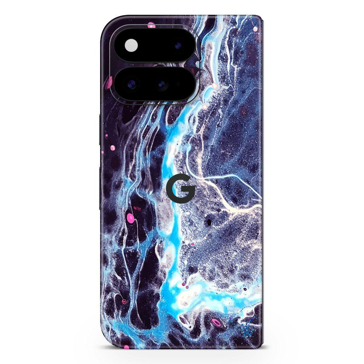 Pixel 11 Pro Fold Oil Paint Series Dark Waves Skin