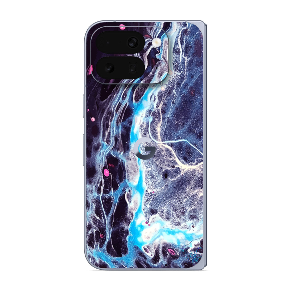 Pixel 10 Pro Fold Oil Paint Series Dark Waves Skin