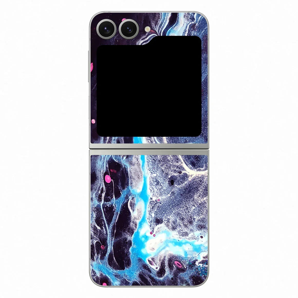 Galaxy Z Flip 6 Oil Paint Series Dark Waves Skin