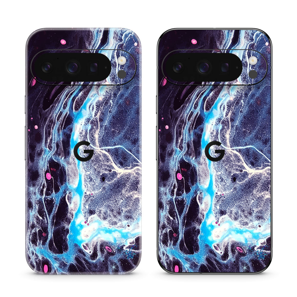 Pixel 10 Pro Oil Paint Series Dark Waves Skin