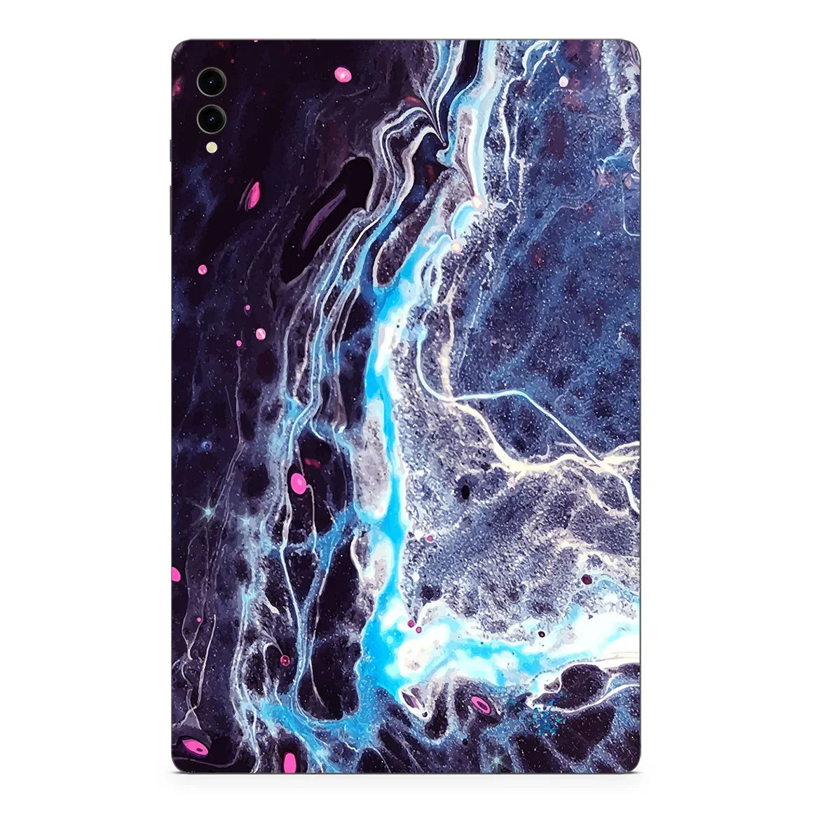 Galaxy Tab S9 Ultra Oil Paint Series Dark Waves Skin