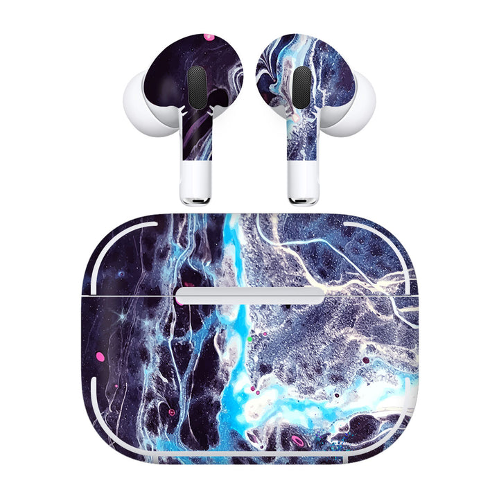 AirPods Pro 3 Oil Paint Series Dark Waves Skin