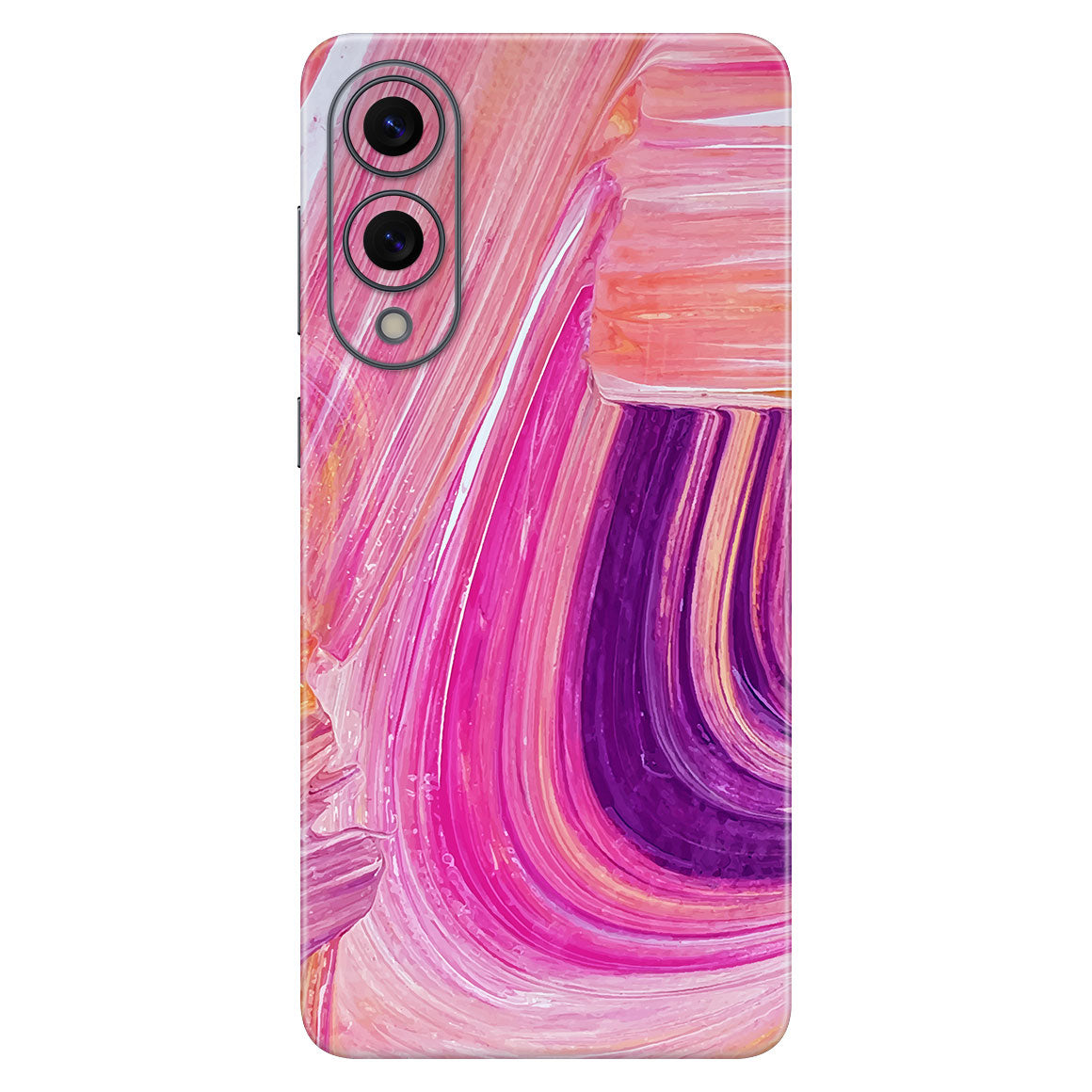 Galaxy S25 Edge Oil Paint Series Pink Brushed Skin