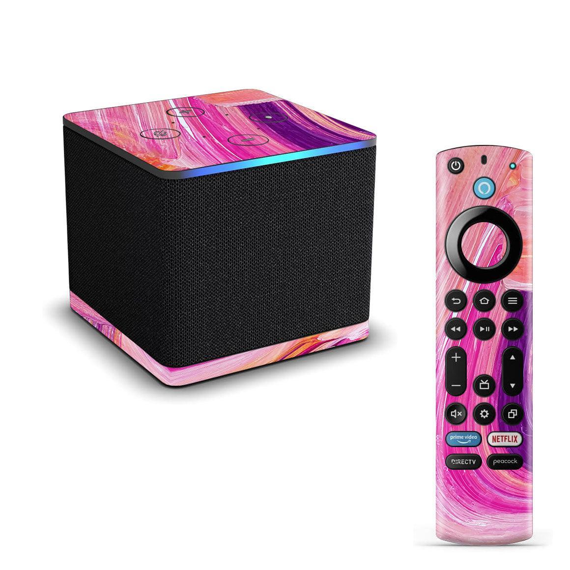 Amazon Fire TV Cube (3rd Gen) Oil Paint Series Skins - Slickwraps