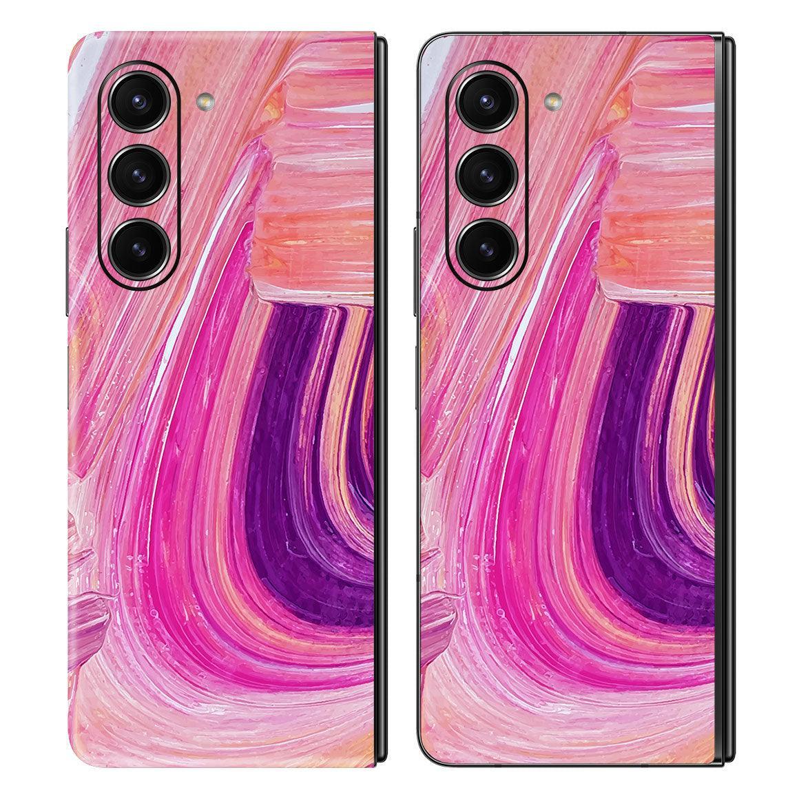 Galaxy Z Fold 5 Oil Paint Series Skins - Slickwraps