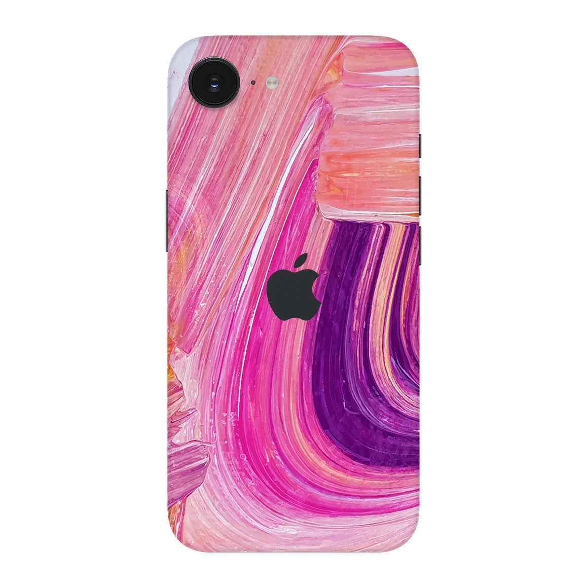 iPhone 16e Oil Paint Series Pink Brushed