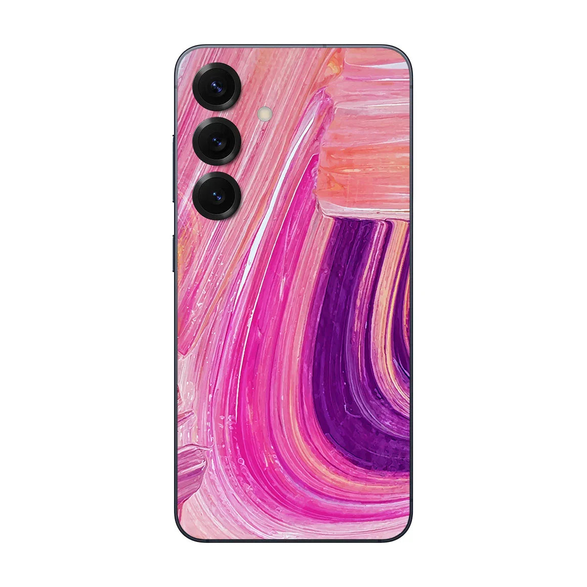 Galaxy S25 Oil Paint Series Pink Brushed Skin