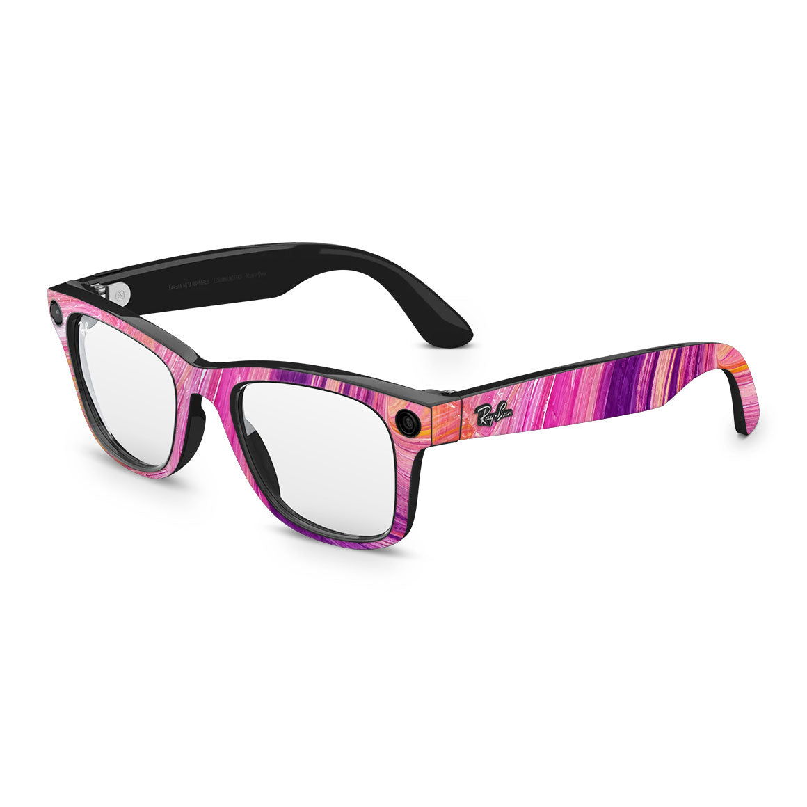 Ray-Ban Meta Wayfarer Oil Paint Series Pink Brushed Skin
