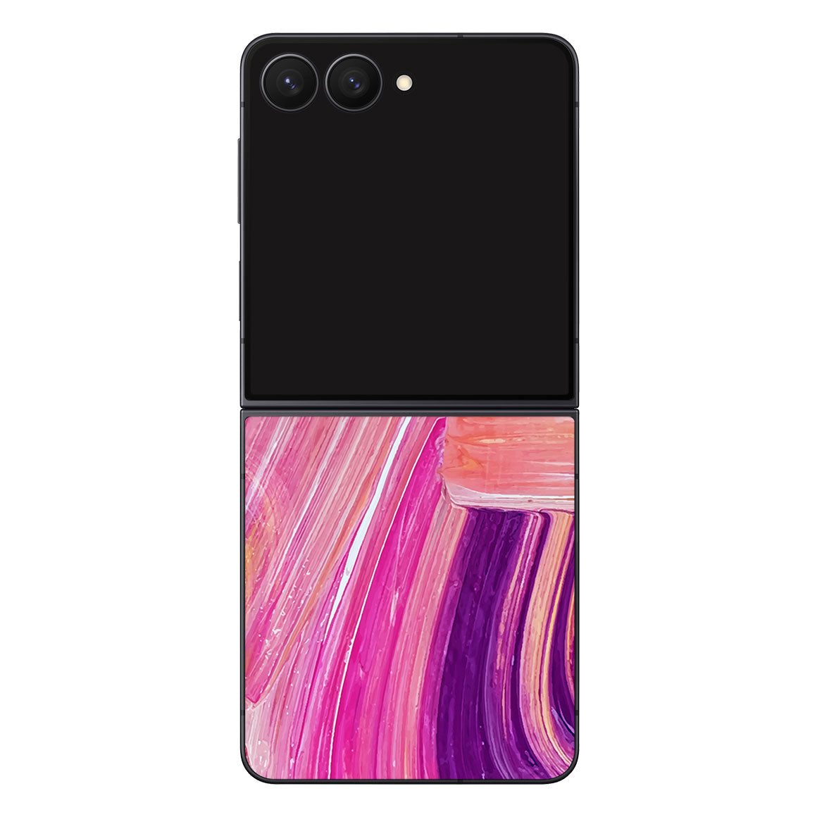 Galaxy Z Flip8 Oil Paint Series Pink Brushed Skin