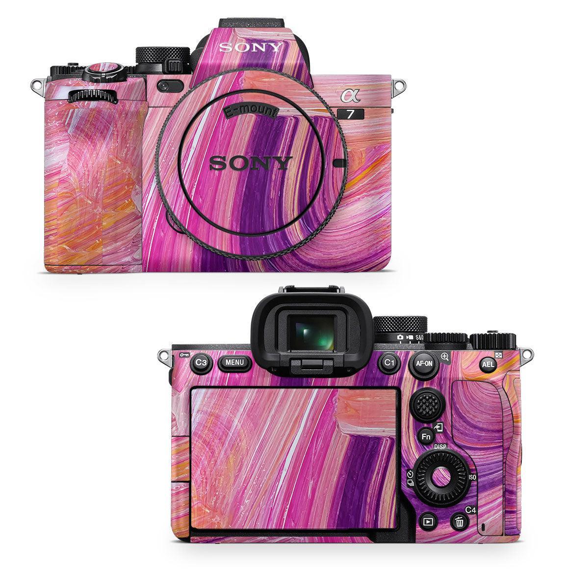 Sony A7 IV Mirrorless Camera Oil Paint Series Skins - Slickwraps