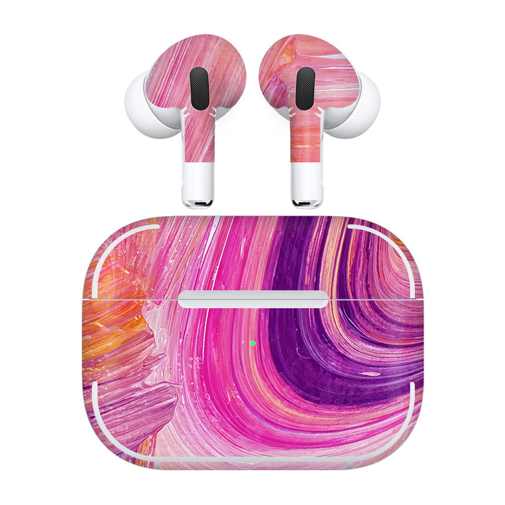 AirPods Pro 3 Oil Paint Series Pink Brushed Skin