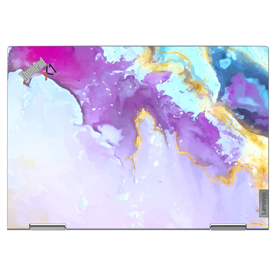 Lenovo ThinkPad X1 Yoga Gen 7 Oil Paint Series Pink Swirl Skin