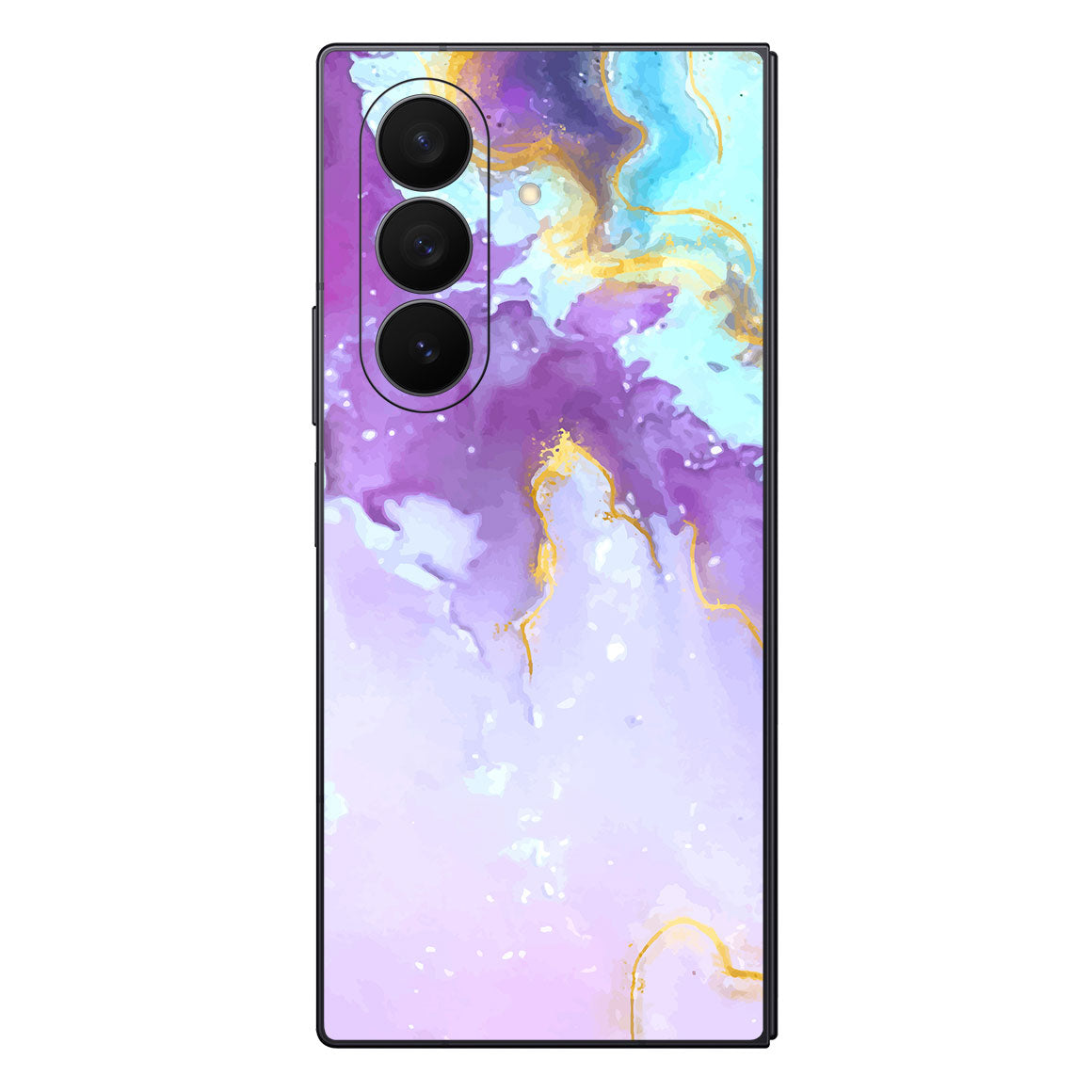 Galaxy Z Fold 7 Oil Paint Series Pink Swirl Skin