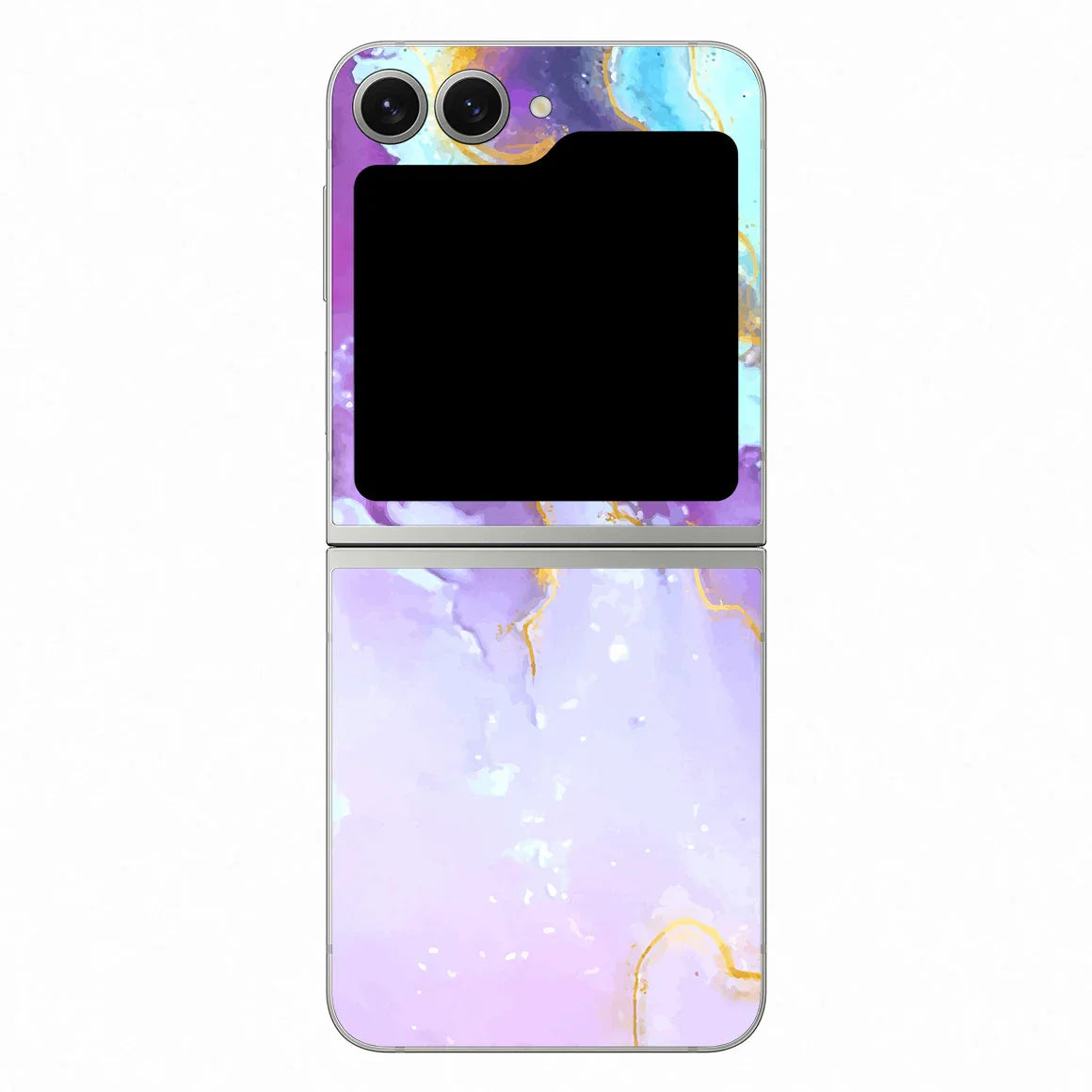 Galaxy Z Flip 6 Oil Paint Series Pink Swirl Skin