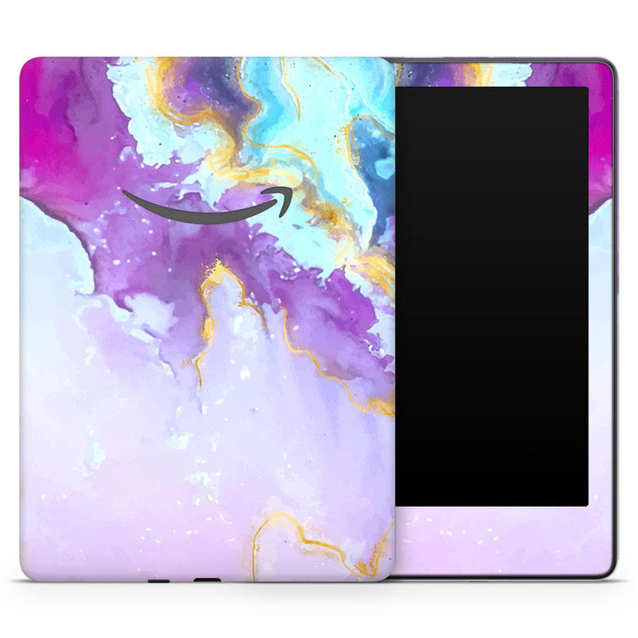 Kindle Paperwhite 6.8" 11th Gen Oil Paint Series Pink Swirl Skin