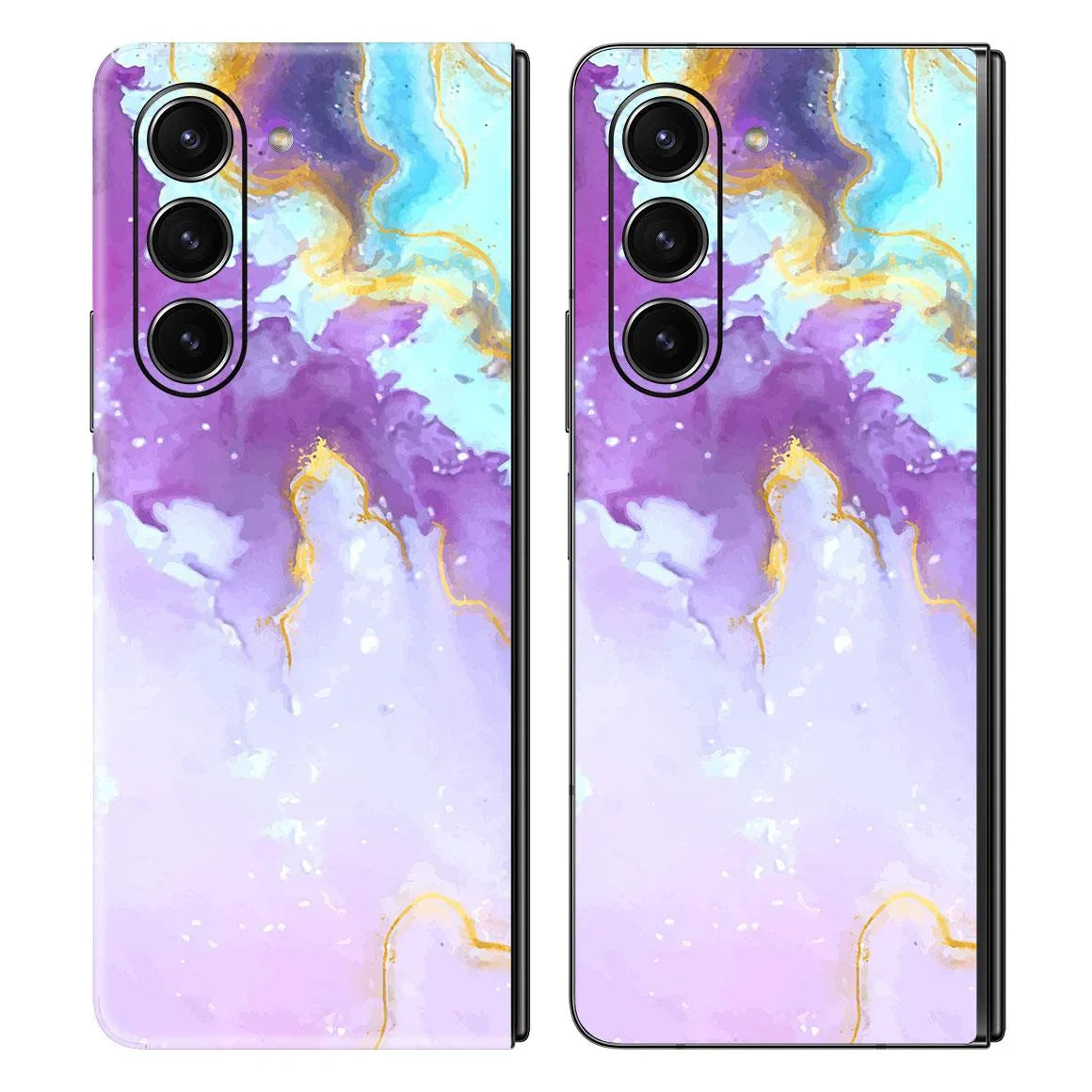 Galaxy Z Fold 5 Oil Paint Series Skins - Slickwraps