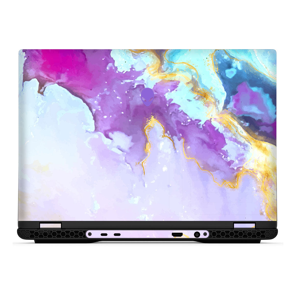 Alienware m16 R2 Oil Paint Series Pink Swirl Skin