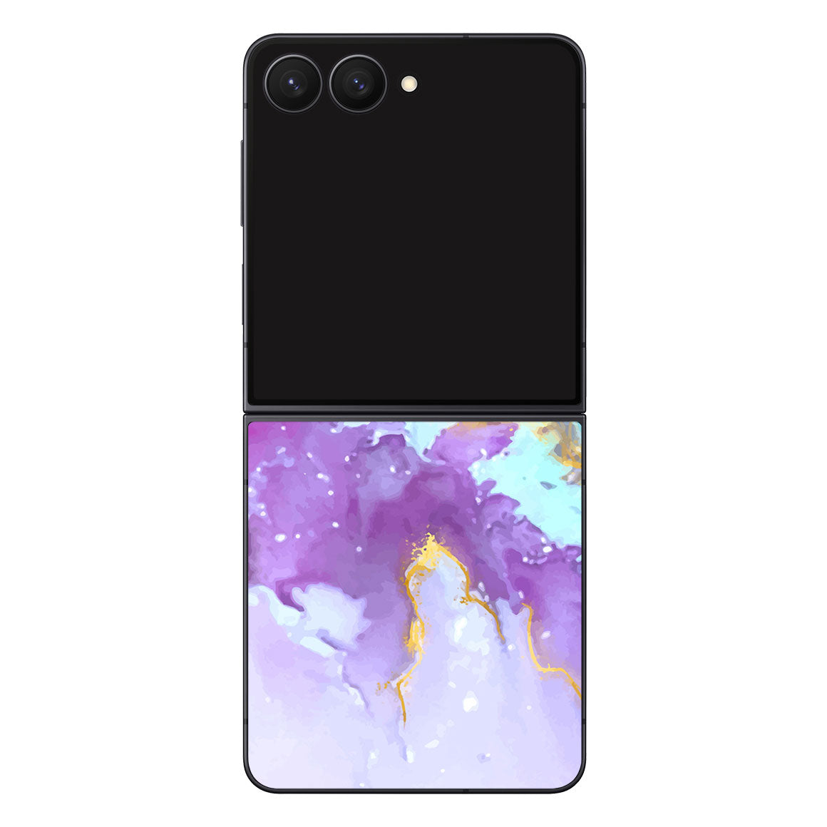 Galaxy Z Flip8 Oil Paint Series Pink Swirl Skin