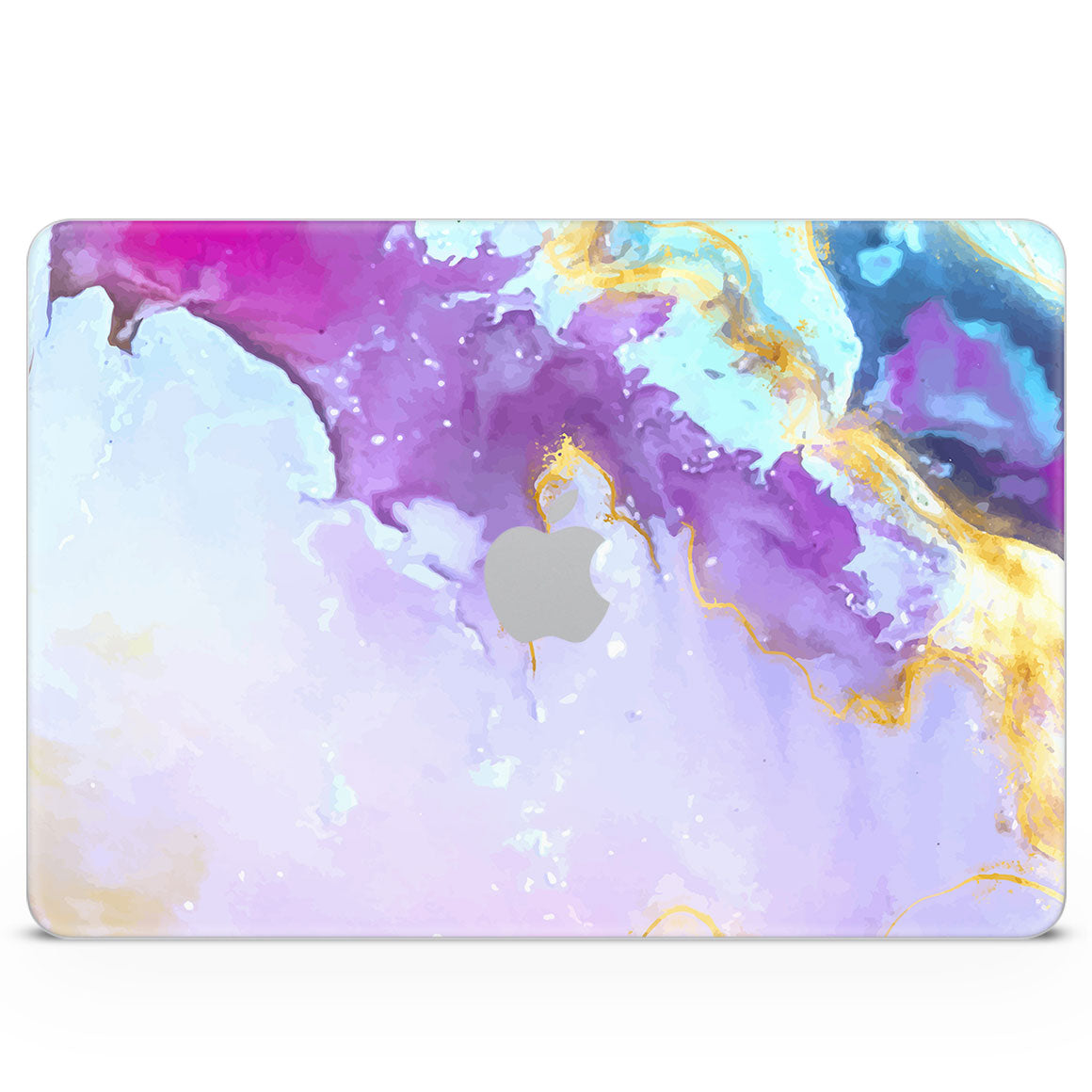 MacBook Neo Oil Paint Series Pink Swirl Skin