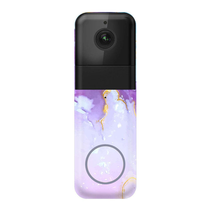 Wyze Video Doorbell Pro Oil Paint Series Pink Swirl Skin