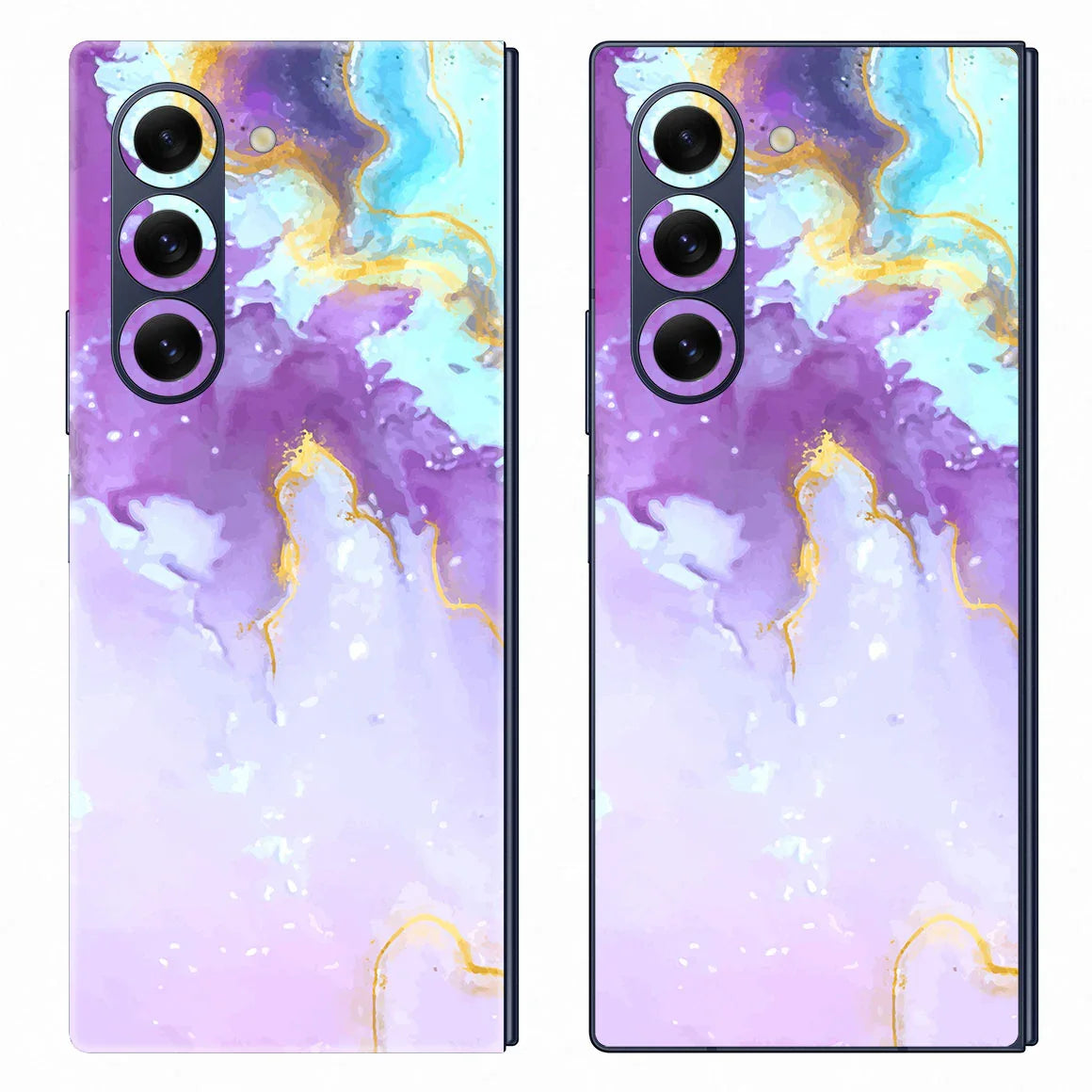 Galaxy Z Fold 6 Oil Paint Series Pink Swirl Skin