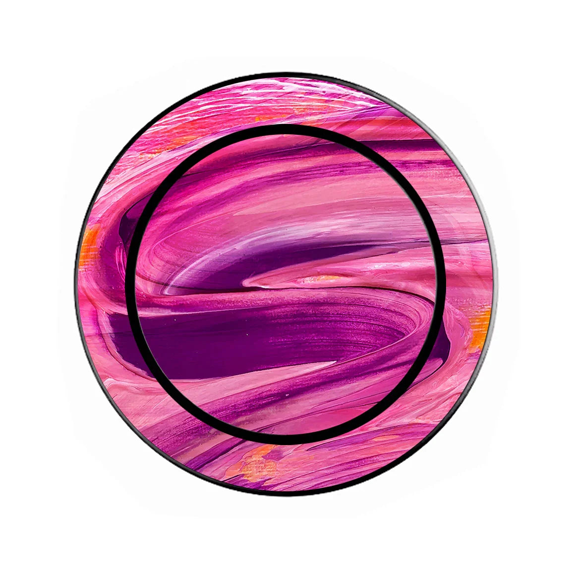 Magnetic Phone Grip with Stand Oil Paint Series Purple Brushed 