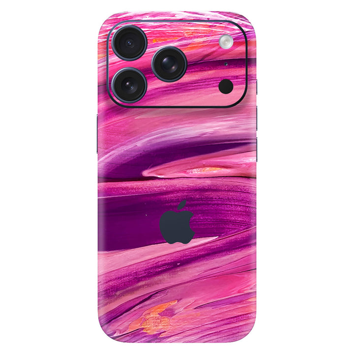 iPhone 17 Pro Oil Paint Series Purple Brushed