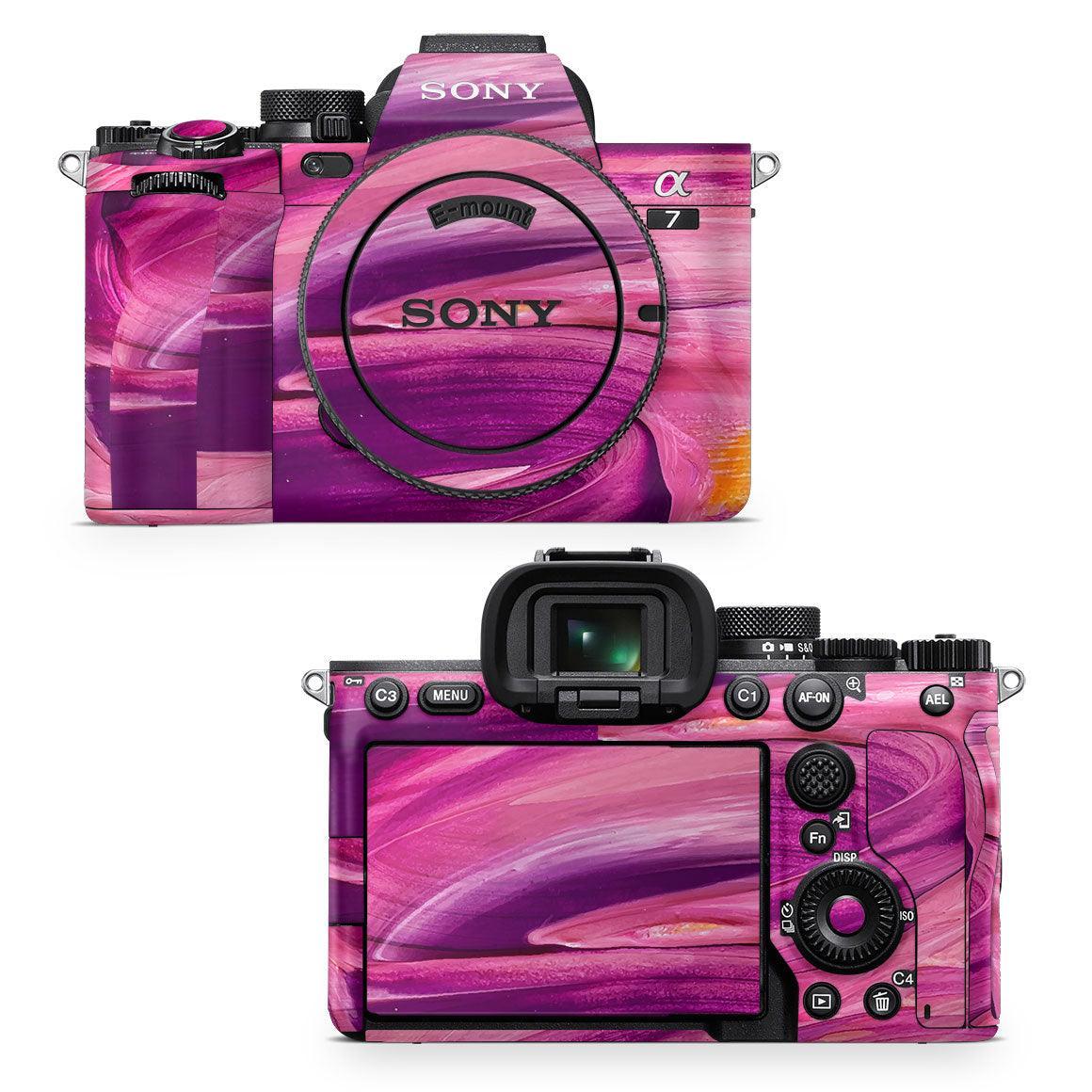 Sony A7 IV Mirrorless Camera Oil Paint Series Skins - Slickwraps