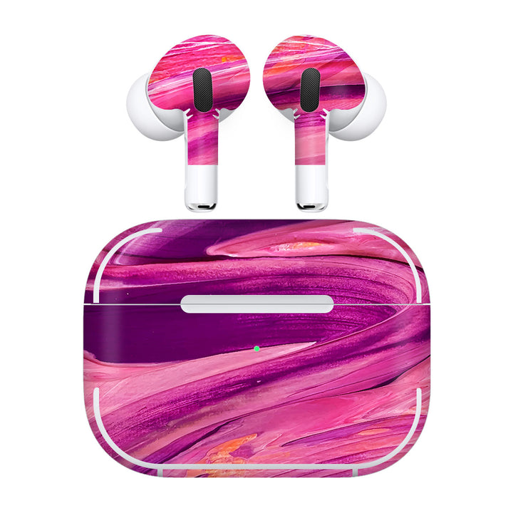AirPods Pro 3 Oil Paint Series Purple Brushed Skin