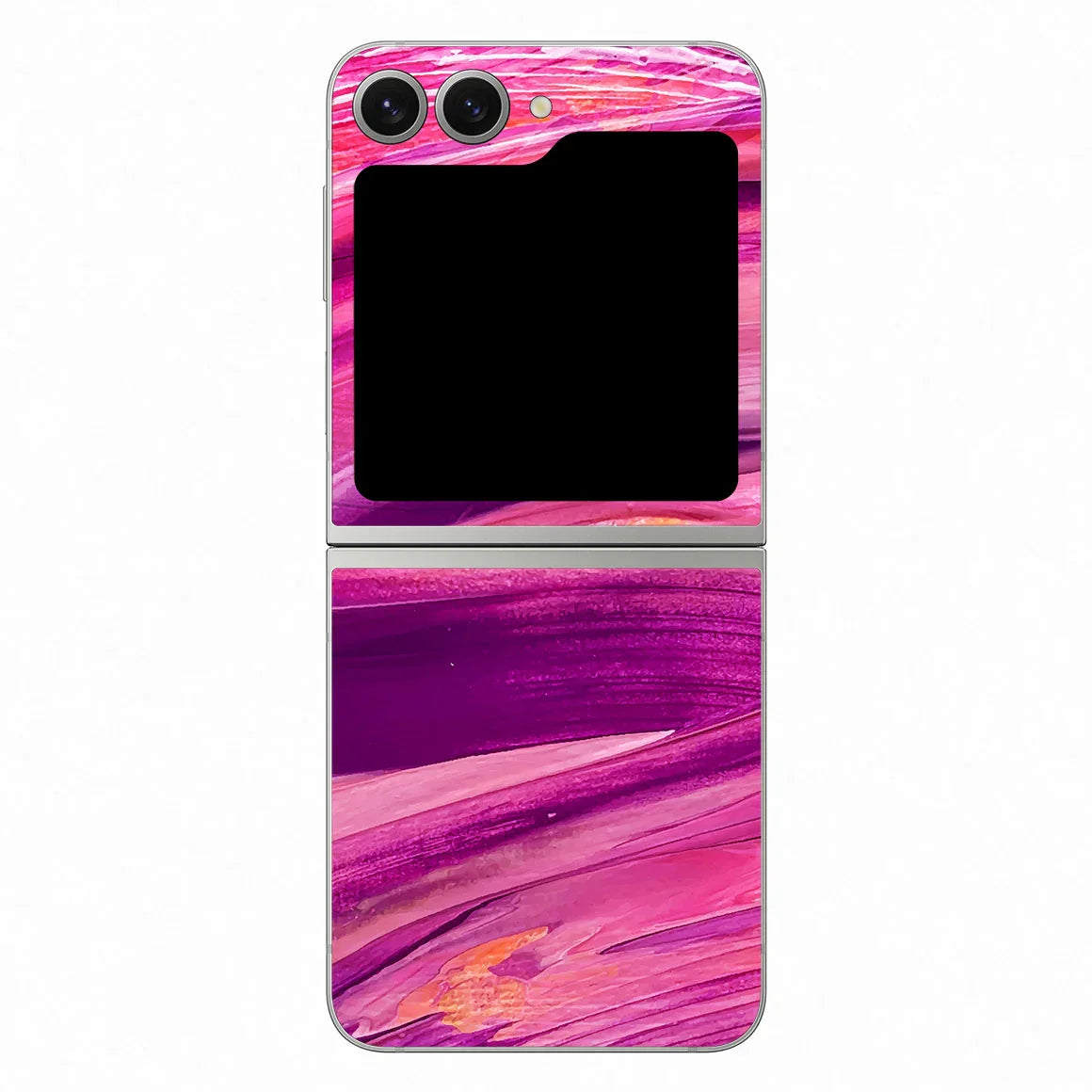 Galaxy Z Flip 6 Oil Paint Series Purple Brushed Skin