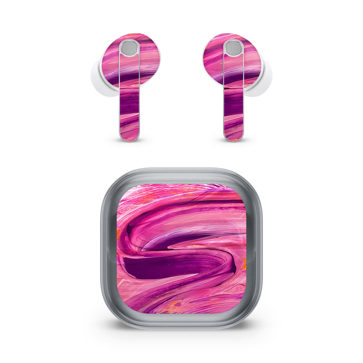 Galaxy Buds4 Pro Oil Paint Series Purple Brushed Skin