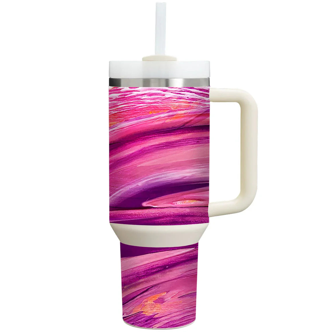Stanley Personalized Tumbler Oil Paint Series Purple Brushed Skin