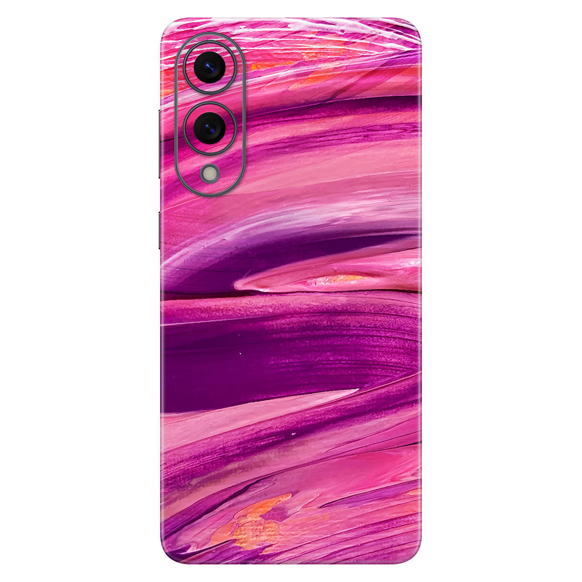 Galaxy S25 Edge Oil Paint Series Purple Brushed Skin