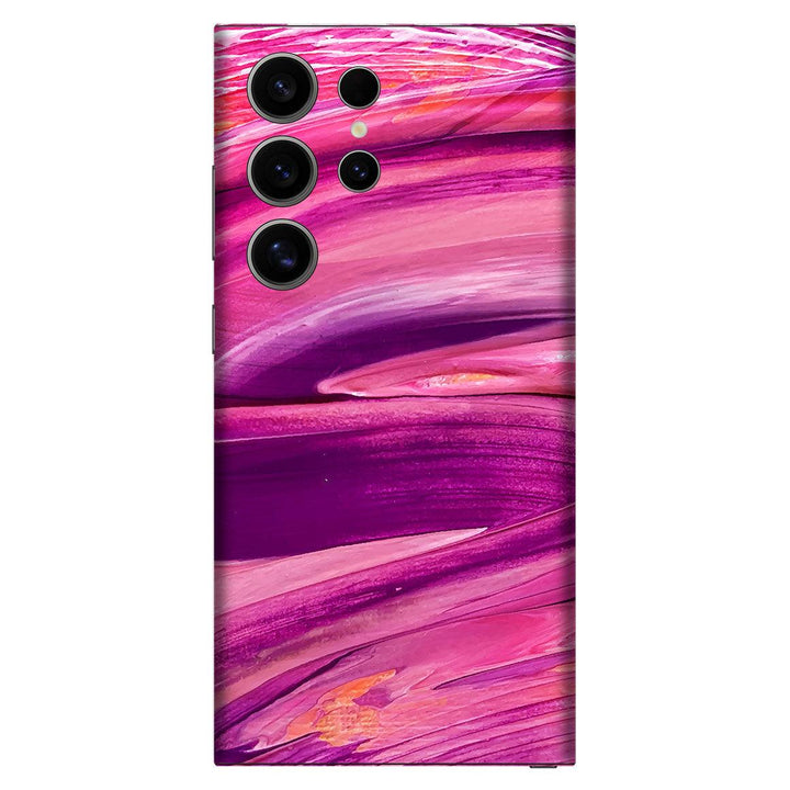Galaxy S24 Ultra Oil Paint Series Purple Brushed Skin