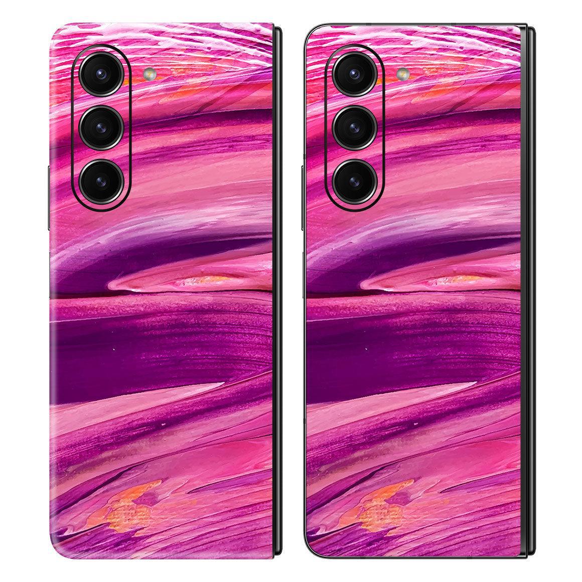 Galaxy Z Fold 5 Oil Paint Series Skins - Slickwraps