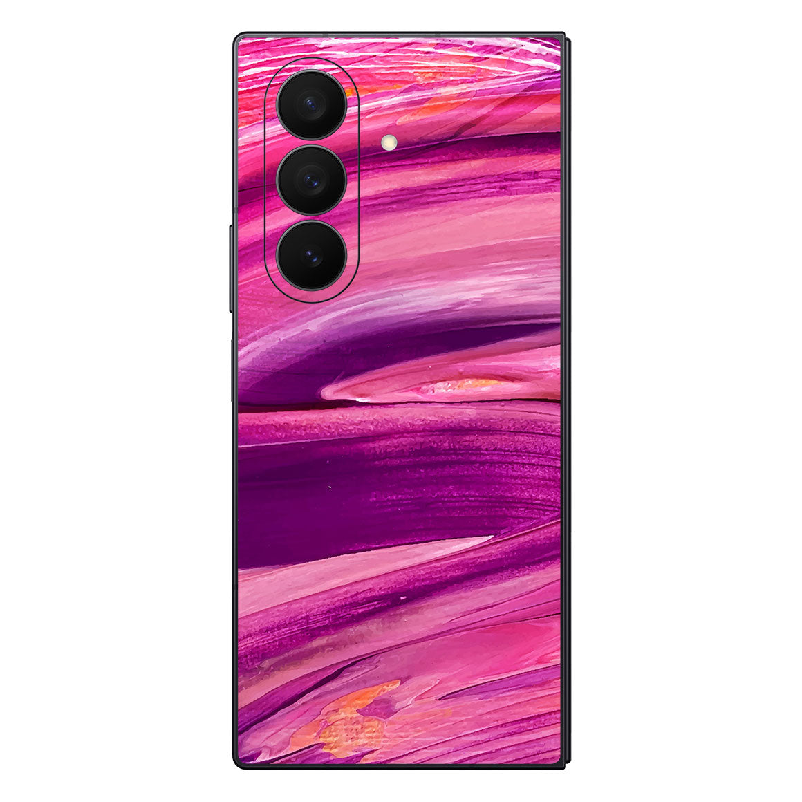 Galaxy Z Fold 7 Oil Paint Series Purple Brushed Skin