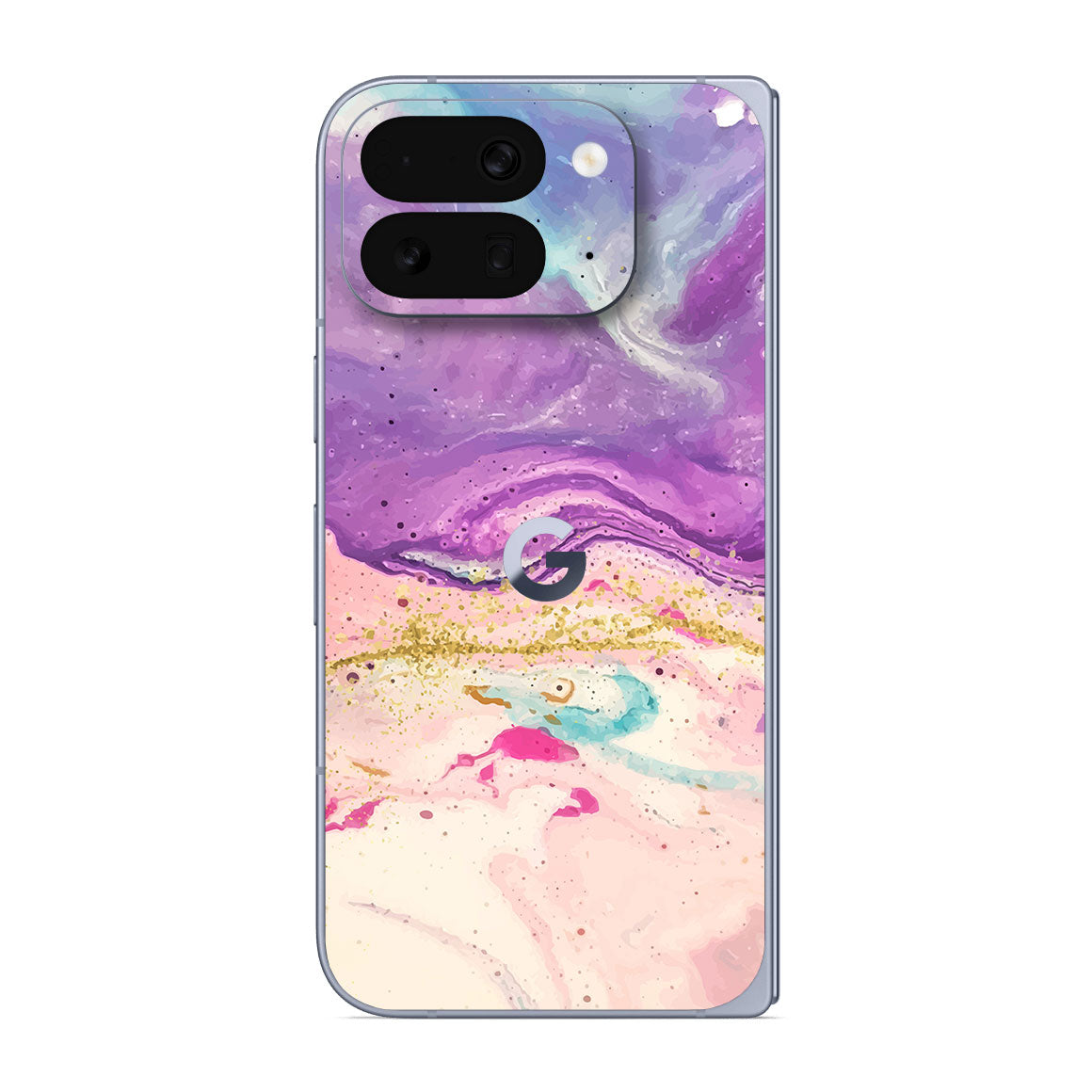 Pixel 10 Pro Fold Oil Paint Series Purple Swirl Skin