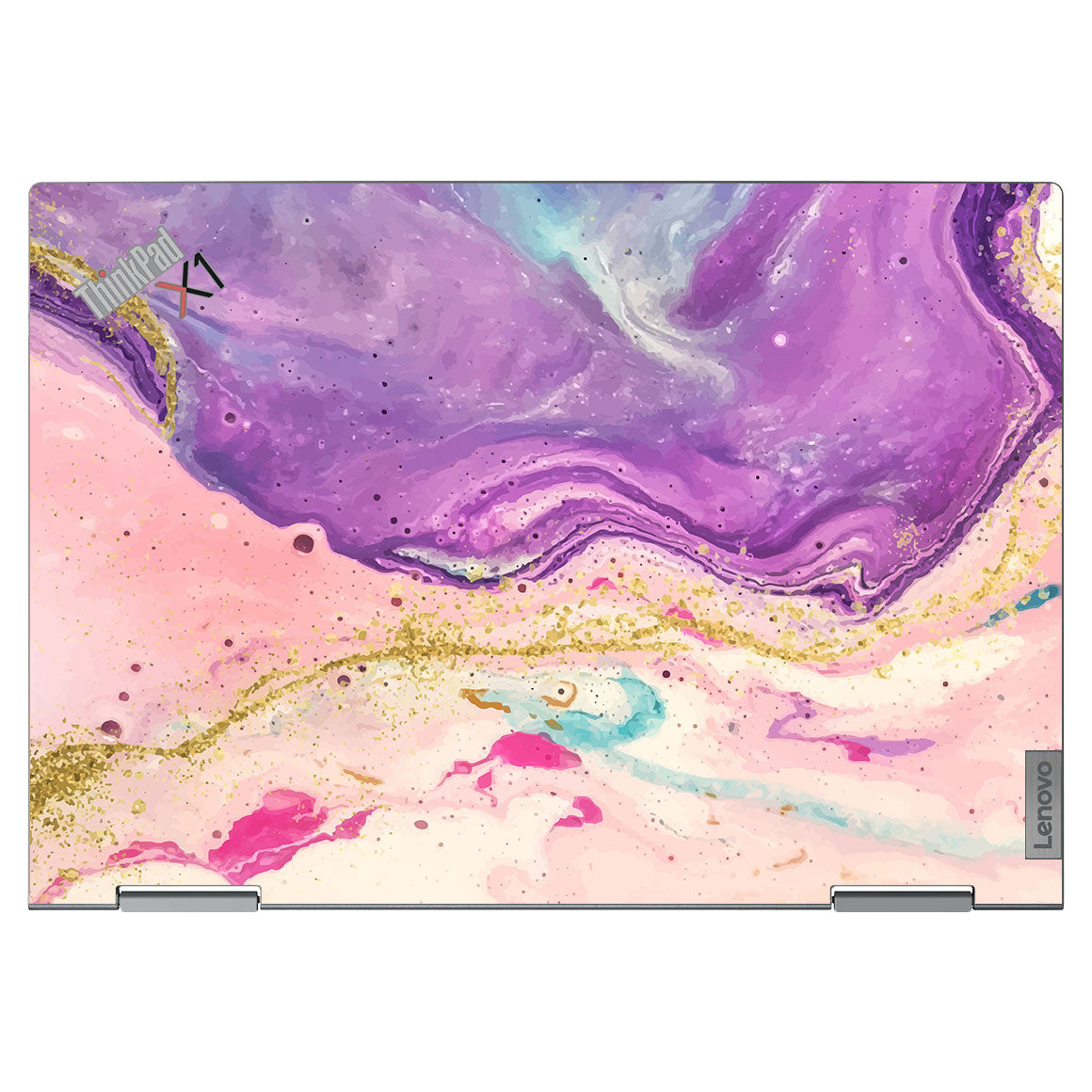 Lenovo ThinkPad X1 Yoga Gen 7 Oil Paint Series Purple Swirl Skin