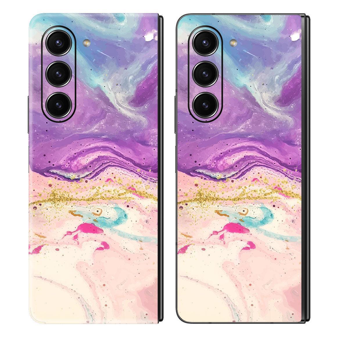 Galaxy Z Fold 5 Oil Paint Series Skins - Slickwraps
