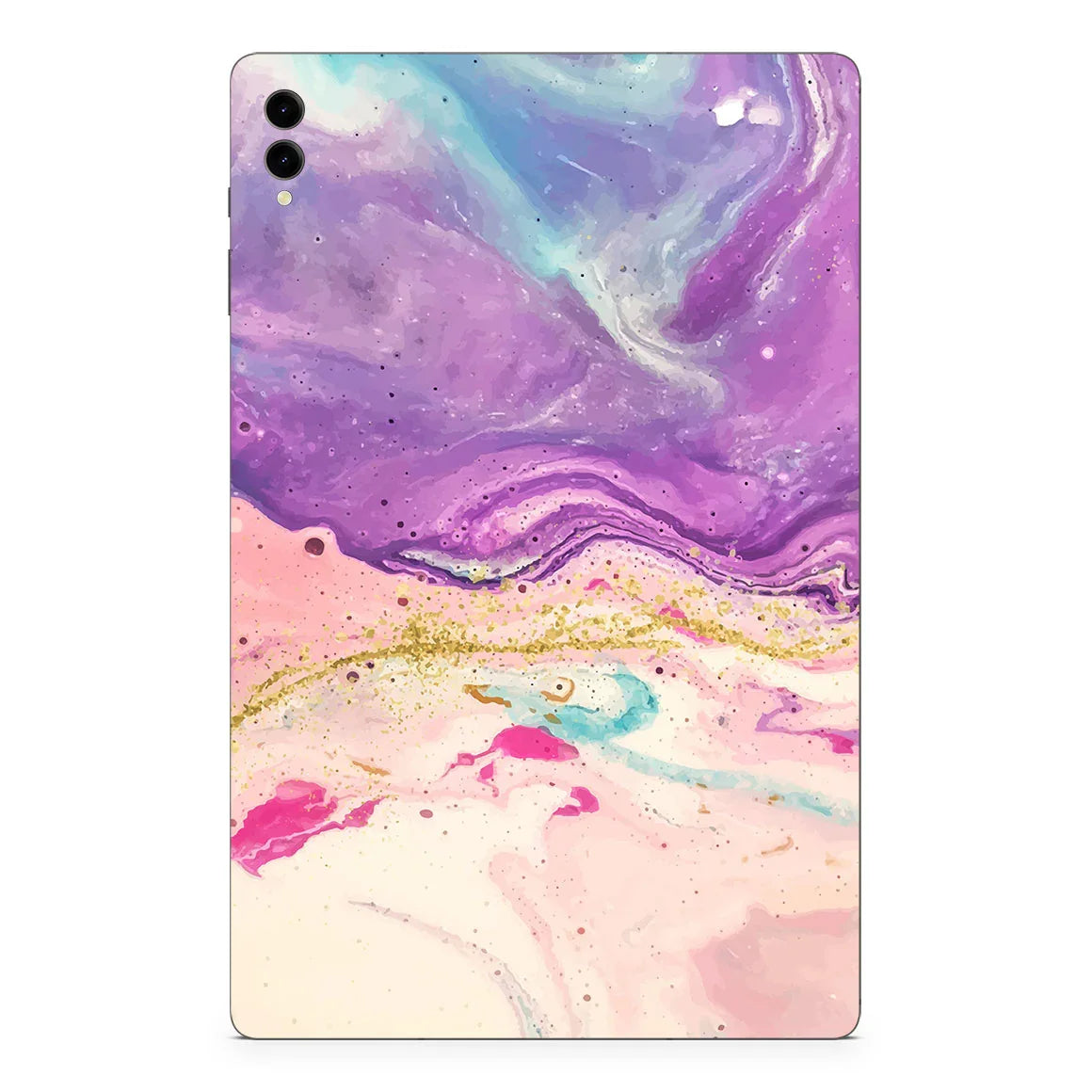 Galaxy Tab S9 Ultra Oil Paint Series Purple Swirl Skin