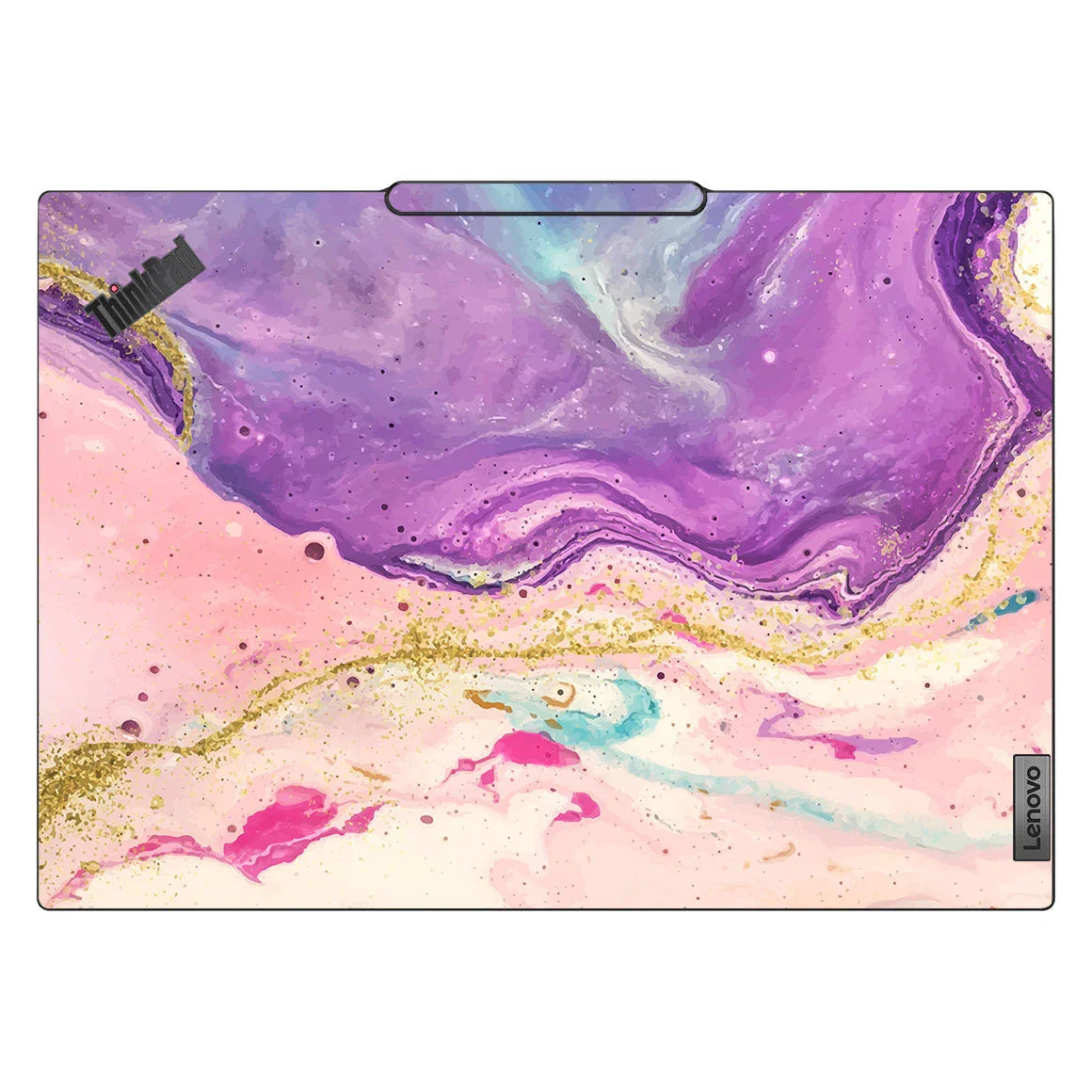 Lenovo ThinkPad T14 Gen 5 Oil Paint Series Purple Swirl Skin