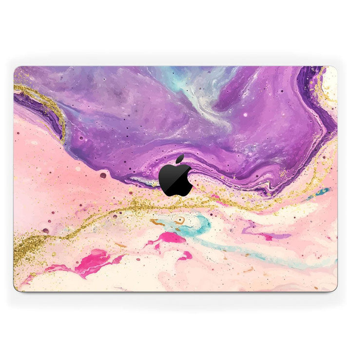 MacBook Pro 16" (2023 M3) Oil Paint Series Purple Swirl Skin