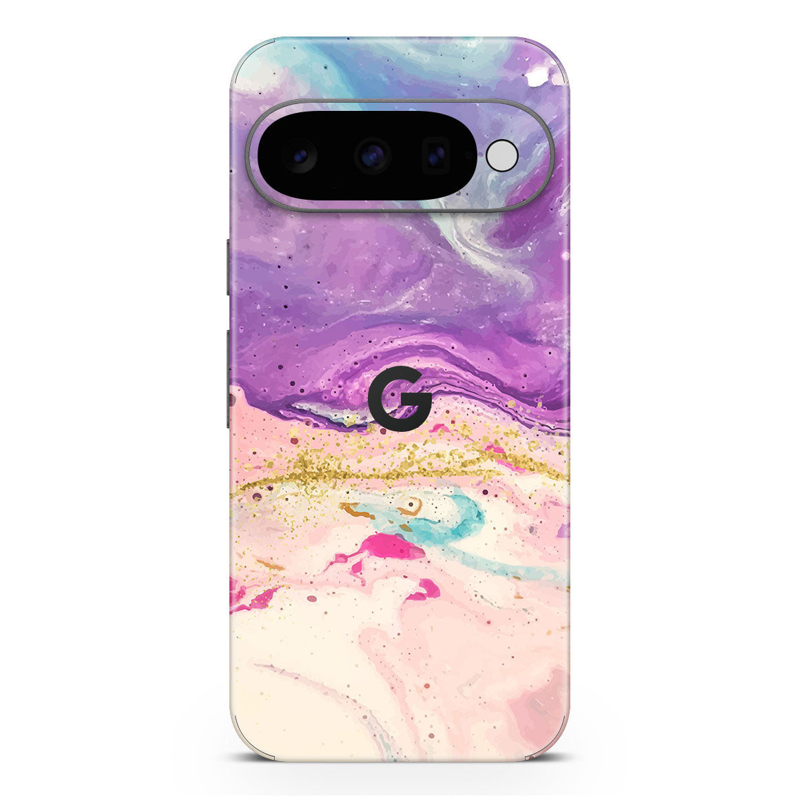 Pixel 11 Oil Paint Series Purple Swirl Skin