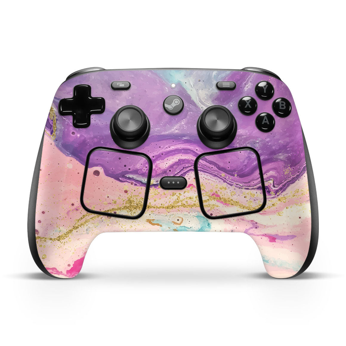 Steam Controller Oil Paint Series Purple Swirl Skin