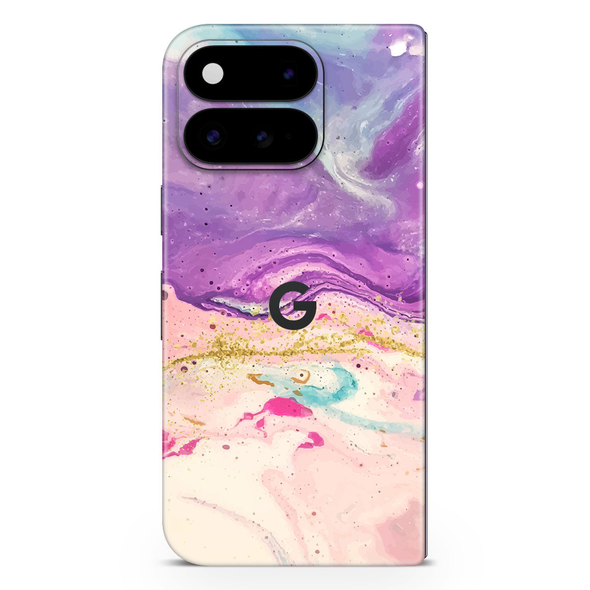Pixel 11 Pro Fold Oil Paint Series Purple Swirl Skin