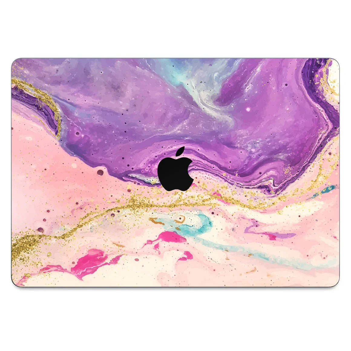 MacBook Air 15” (2025 M4) Oil Paint Series Purple Swirl Skin